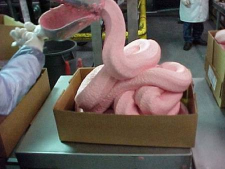 Pink Slime meat often found in school lunches