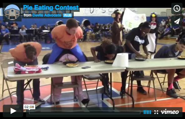 Fall Pep Rally 2015: Pie Eating Contest