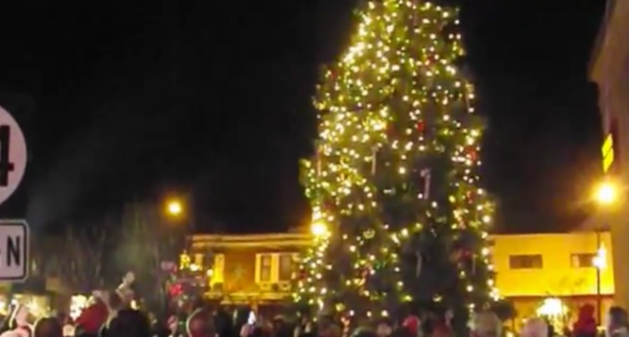Town+gathers+for+annual+tree+lighting+celebration