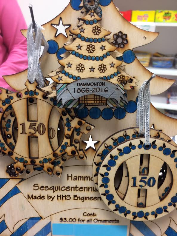 Classes help create and market ornament for Hammontons Sesquicentennial