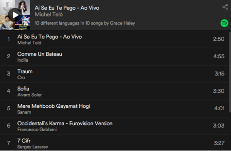 10 different songs in 10 different languages
