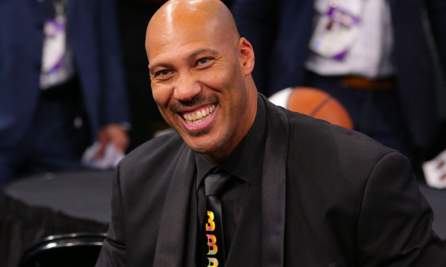 Jun 22, 2017; Brooklyn, NY, USA; LaVar Ball the father of NBA prospect Lonzo Ball (not pictured) in attendance before the first round of the 2017 NBA Draft at Barclays Center. Mandatory Credit: Brad Penner-USA TODAY Sports ORG XMIT: USATSI-360409 ORIG FILE ID:  20170622_jel_ae5_005.jpg