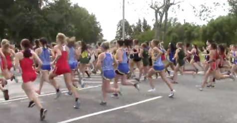 Girls cross country hosts home race
