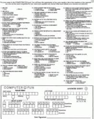 Computer “Fun” Survey only caters to norms