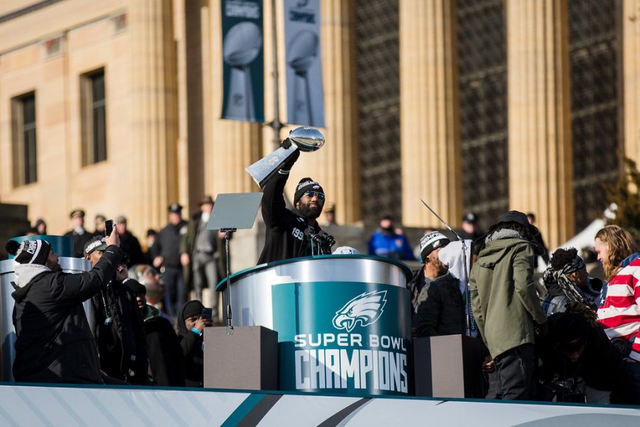 Governor Wolf Attends Philadelphia Eagles Super Bowl LII Victory Parade by governortomwolf is licensed under CC BY 2.0