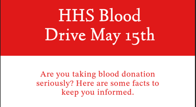 HHS Blood Drive to be held on May 15