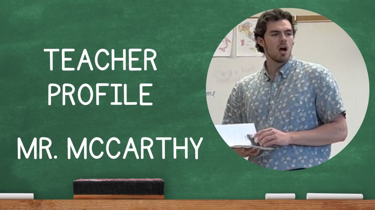 Teacher Profile: Mr. McCarthy