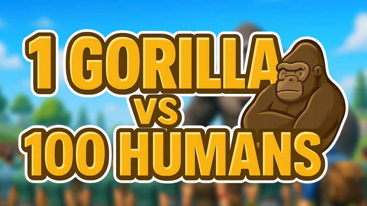 One Gorilla vs. 100 Men — Let the Debate Begin